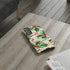 Christmas Holly on a Golden Background - Impact Resistant Phone Case